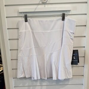 IBKUL White Flared Circle Skirt